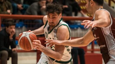 Armando Verazzo, in penetrazione, contro Nardò